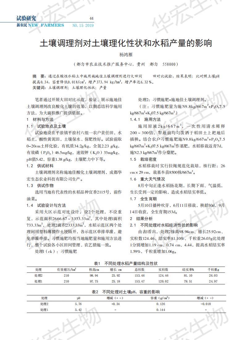土壤調理劑對土壤理化性狀和水稻產量的影響_00.jpg